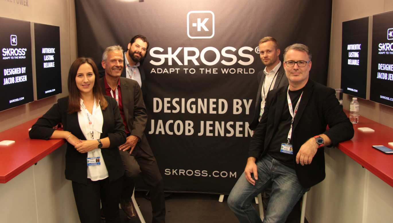 worldconnect; skross team at TFWA in Cannes; jacob jensen design