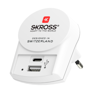 Euro USB Charger (AC)_Side Front