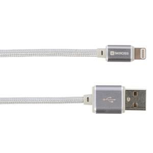 Charge'n Sync Lightning Connector cable - Steel Line, Silver