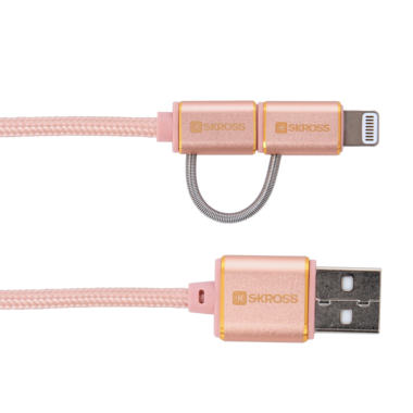 2in1 Charge'n Sync - Steel Line Special Edition, Rose Gold
