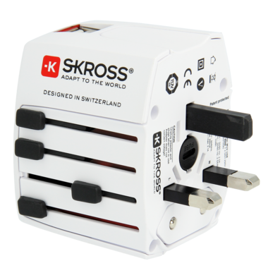 Skross 1500268 Adaptateur de voyage Country Adapter World to USA