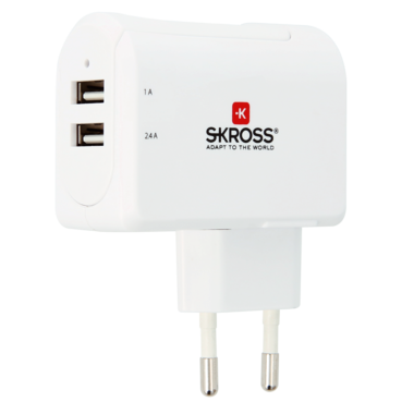 Euro USB Charger - 2-Port